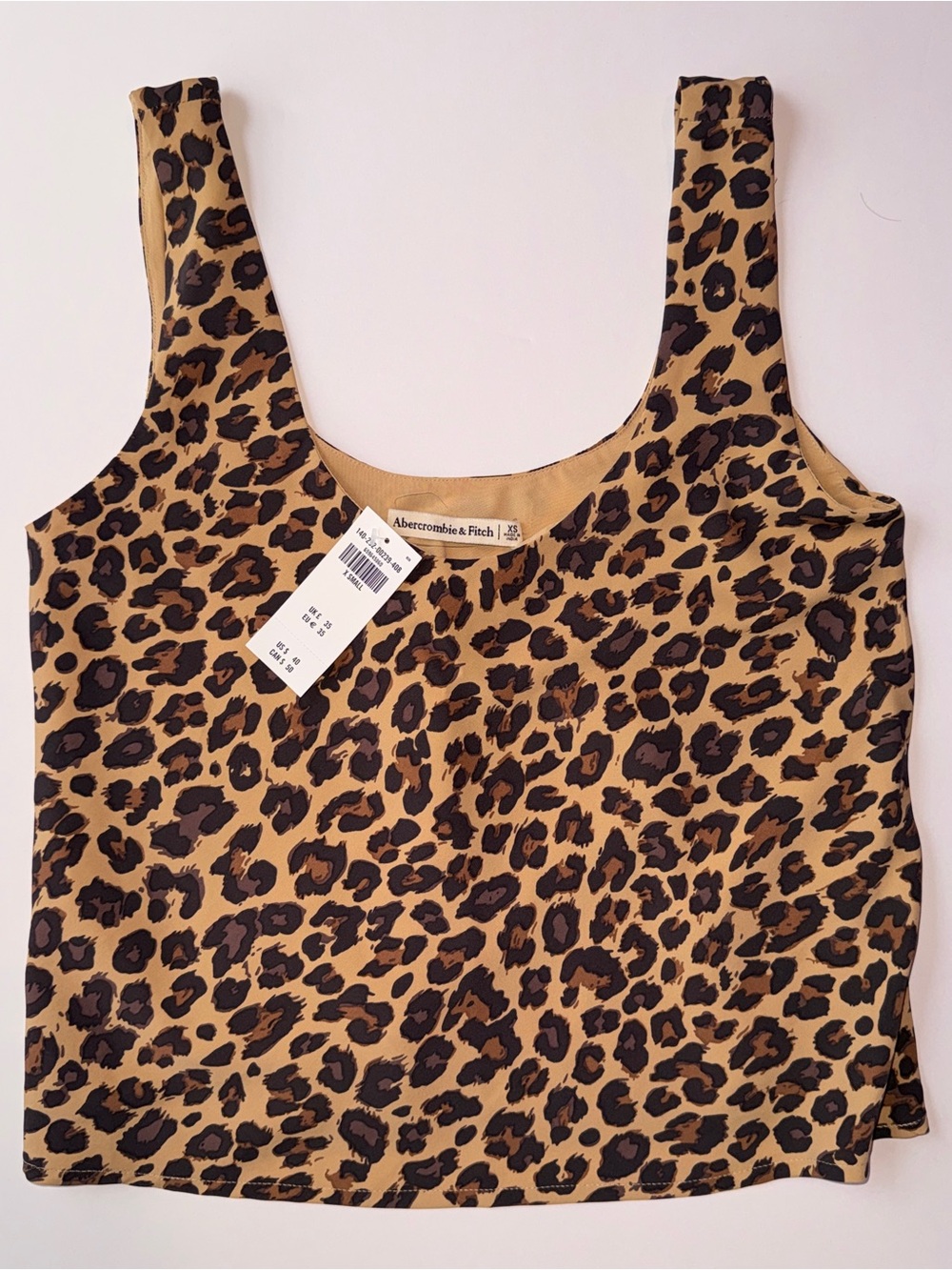 Abercrombie & Fitch Leopard Print Going-Out Top
